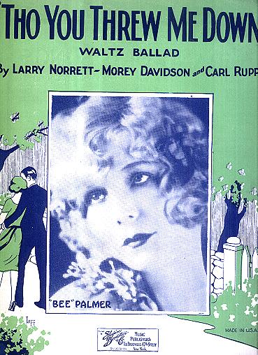 Tho You Threw Me Down - 1928